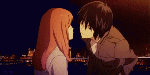 Anime Love Kiss GIF - Anime Love Kiss Shocked GIFs