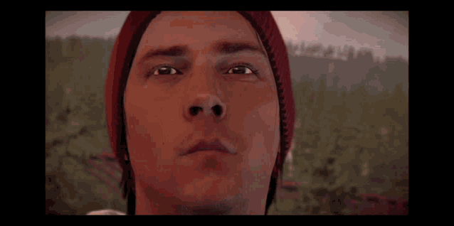 a close up of a man 's face with the words " i love you brother " next to him