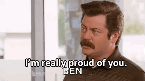 Parks And Rec Ron Swanson GIF - Parks And Rec Ron Swanson Congrats GIFs