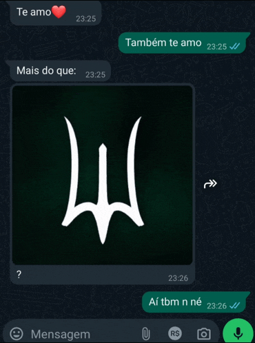 a screenshot of a text message that says te amo on the top