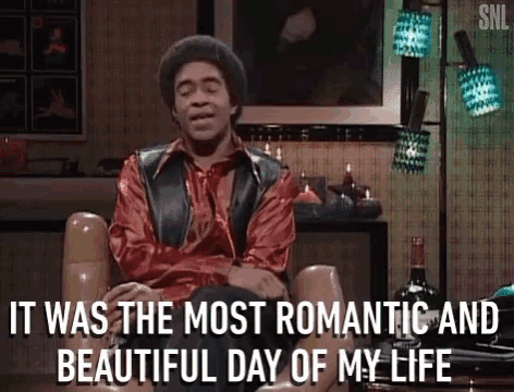 It Was The Most Romantic And Beautiful Day Of My Life Romantic GIF - It Was The Most Romantic And Beautiful Day Of My Life Romantic Beautiful GIFs