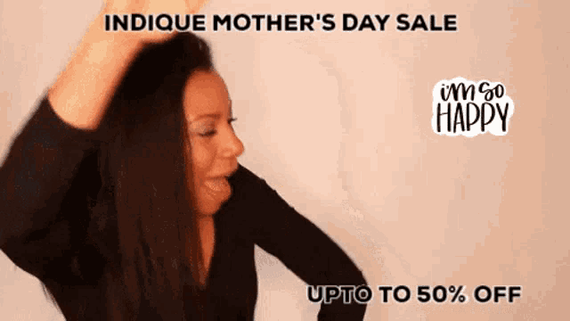 Mothers Day Sale Indique Hair GIF