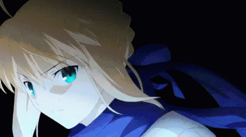 a girl with blonde hair and blue eyes is wearing a blue cape