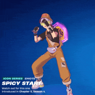 a picture of a girl with the words spicy start on the bottom right