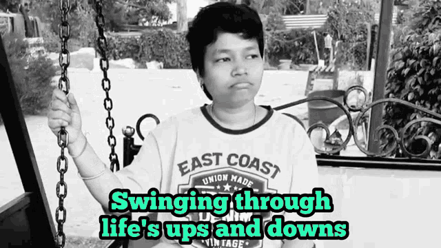 Jagyasini Singh Swinging Through Life Ups And Downs GIF - Jagyasini Singh Swinging Through Life Ups And Downs Swing GIFs
