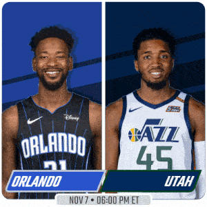 two basketball players from orlando and utah