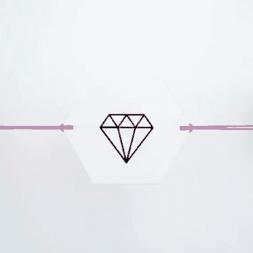 a diamond is drawn on a piece of paper