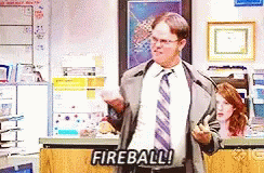 The Office Fire Ball GIF - The Office Fire Ball GIFs