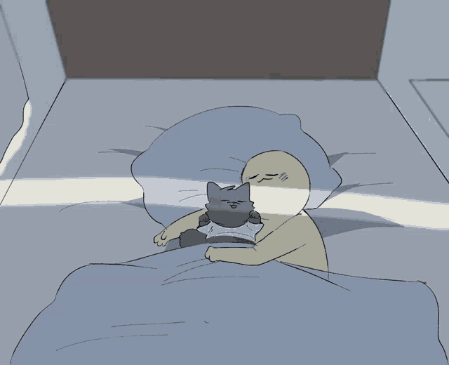 a drawing of a wolf laying on a bed with the hashtag @ hvalu063 on the bottom