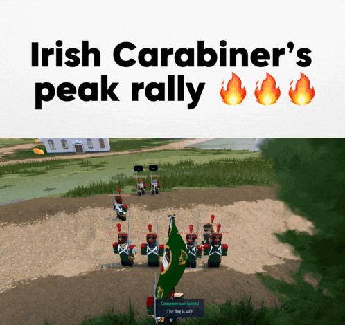 a screenshot of irish carabiner 's peak rally in a game