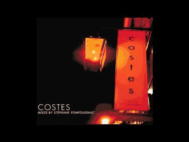 a poster for costes mixed by stephane pompougnac