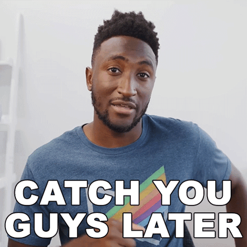 Catch You Guys Later Marques Brownlee GIF - Catch You Guys Later Marques Brownlee See You Guys Later GIFs