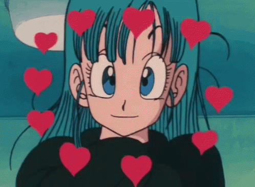 Bulma In Love GIF - Bulma In Love Dragon Ball Z GIFs