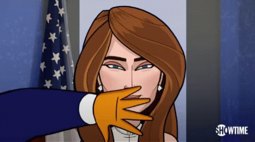 Wave Hand Over Face Seeking Attention GIF - Wave Hand Over Face Seeking Attention Melania Trump GIFs