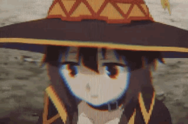 a close up of a girl wearing a hat