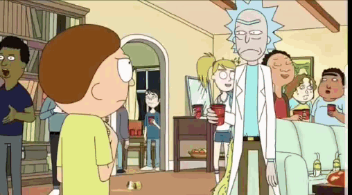 Rick And Morty Jessica GIF - Rick And Morty Jessica Party GIFs