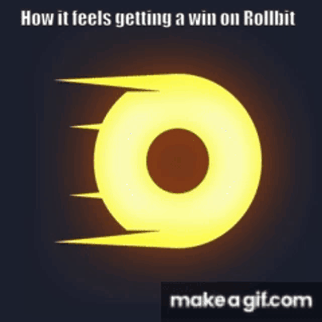 a picture of a cat with the words how it feels getting a win on rollbit