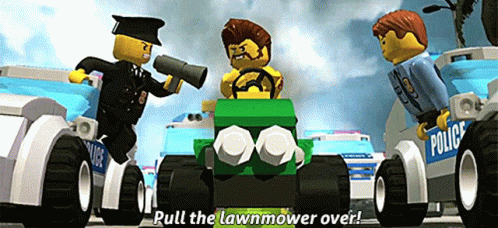 Goal Lawn Mower GIF - Goal Lawn Mower Lego GIFs