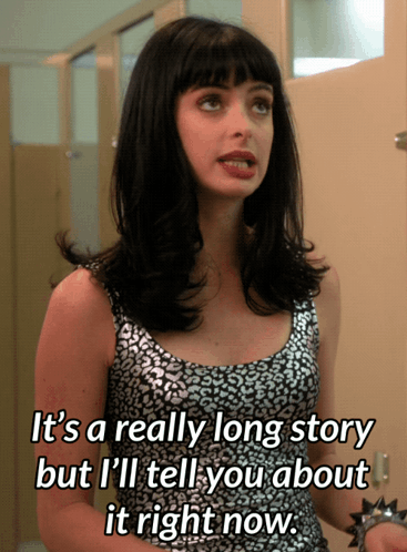 Dont Trust The B Its A Long Story GIF - Dont Trust The B Its A Long Story Apartment 23 GIFs