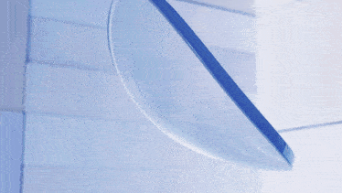 a blue and white circle with the letter o on it