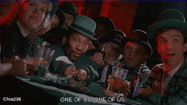 One Of Us Happy St Patricks Day GIF - One Of Us Happy St Patricks Day Irish Tradition GIFs