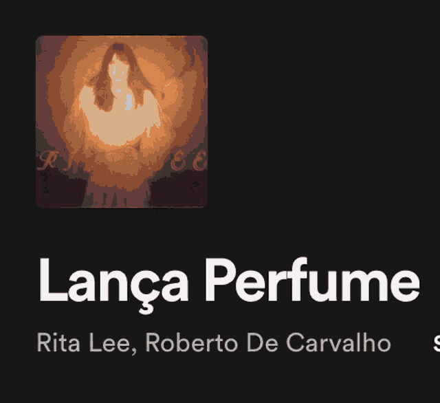 a poster for lança perfume with rita lee and roberto de carvalho on it