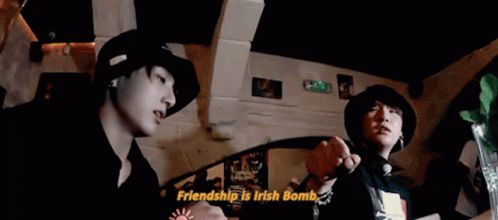 Friendship Irish Bomb GIF - Friendship Irish Bomb Bts GIFs