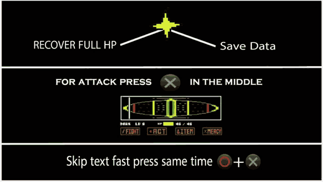 a screenshot of a game that says recover full hp