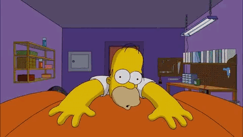 The Simpsons Blend In GIF - The Simpsons Blend In Furniture GIFs
