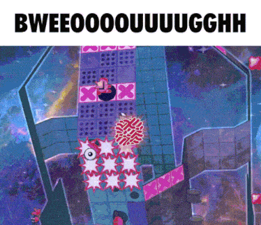 a screenshot of a video game with the words bwaeoooouuugghh