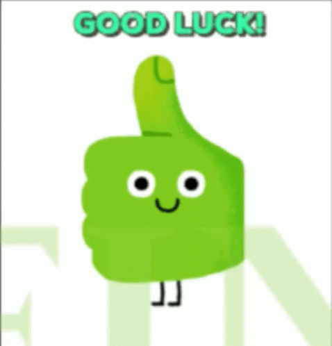 Good Luck On Finals Thumbs Up GIF - Good Luck On Finals Thumbs Up Finals Week GIFs