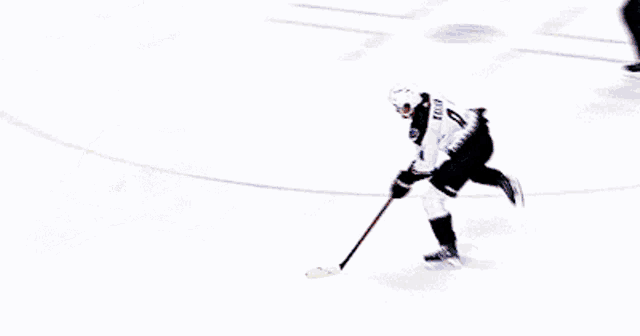 a hockey game is being played in front of a ford ad