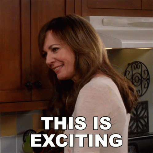 This Is Exciting Bonnie GIF - This Is Exciting Bonnie Allison Janney GIFs