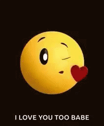 Blow Kiss Emoji GIF - Blow Kiss Emoji I Love You Too Babe GIFs