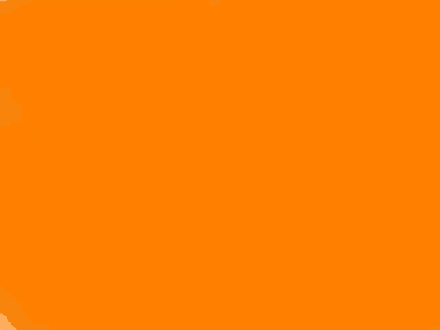 an orange and black background with a white line