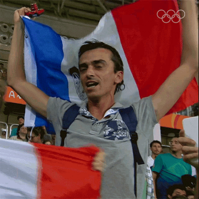 Go France Olympics GIF - Go France Olympics Cheering GIFs