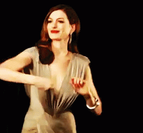 Anne Hathaway Dancing GIF - Anne Hathaway Dancing Awkward GIFs