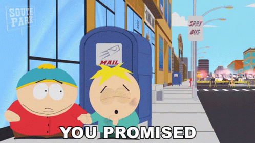 You Promised Eric Cartman GIF - You Promised Eric Cartman Butters Stotch GIFs