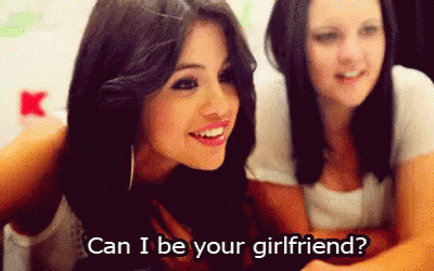 Straight Forward GIF - Girlfriend Selena Gomez Can I Be Your Girlfriend GIFs