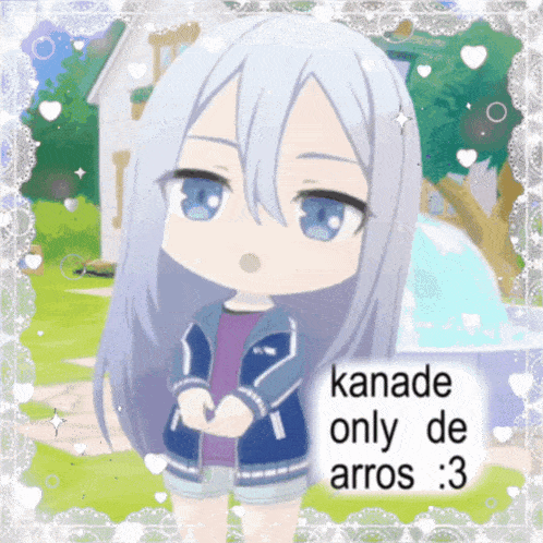 a picture of a girl with kanade only de arros