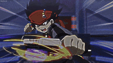 Beyblade Daigo Launch Vs Joshua GIF