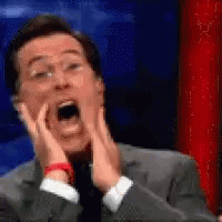 Stephen Colbert Shocked GIF - Stephen Colbert Shocked Ahhh GIFs
