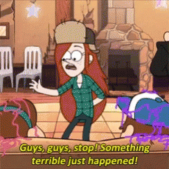 Wendy Gravity Falls GIF - Wendy Gravity Falls Something Terrible Just Happened GIFs