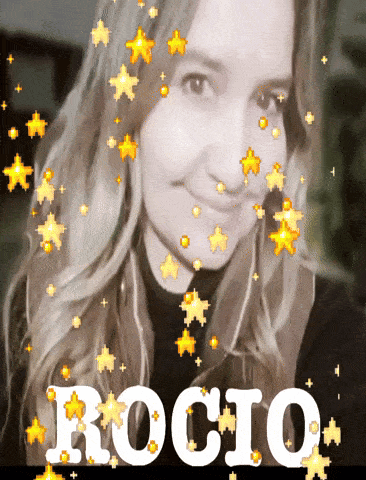 a picture of a woman with the name rocio