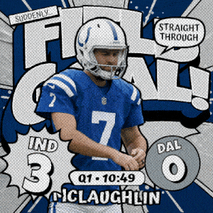 Dallas Cowboys (0) Vs. Indianapolis Colts (3) First Quarter GIF - Nfl National Football League Football League GIFs