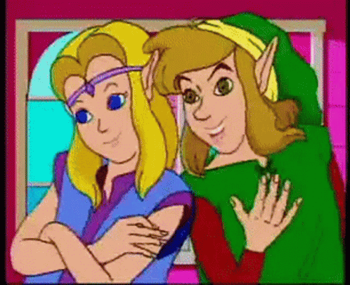 Link Kiss For Luck GIF - Link Kiss For Luck Zelda GIFs
