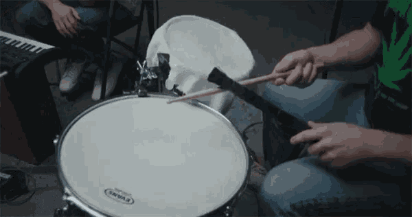 Drummer Beating GIF