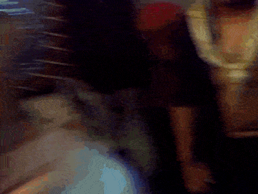 a blurred image of a man with the words fe e stes written on it