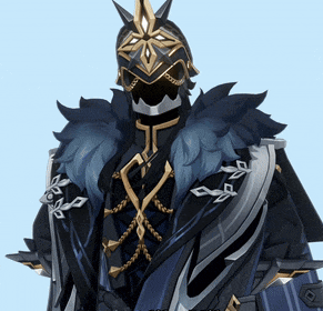 a video game character with a mask and feathers