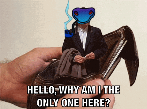 Wallet Snek GIF